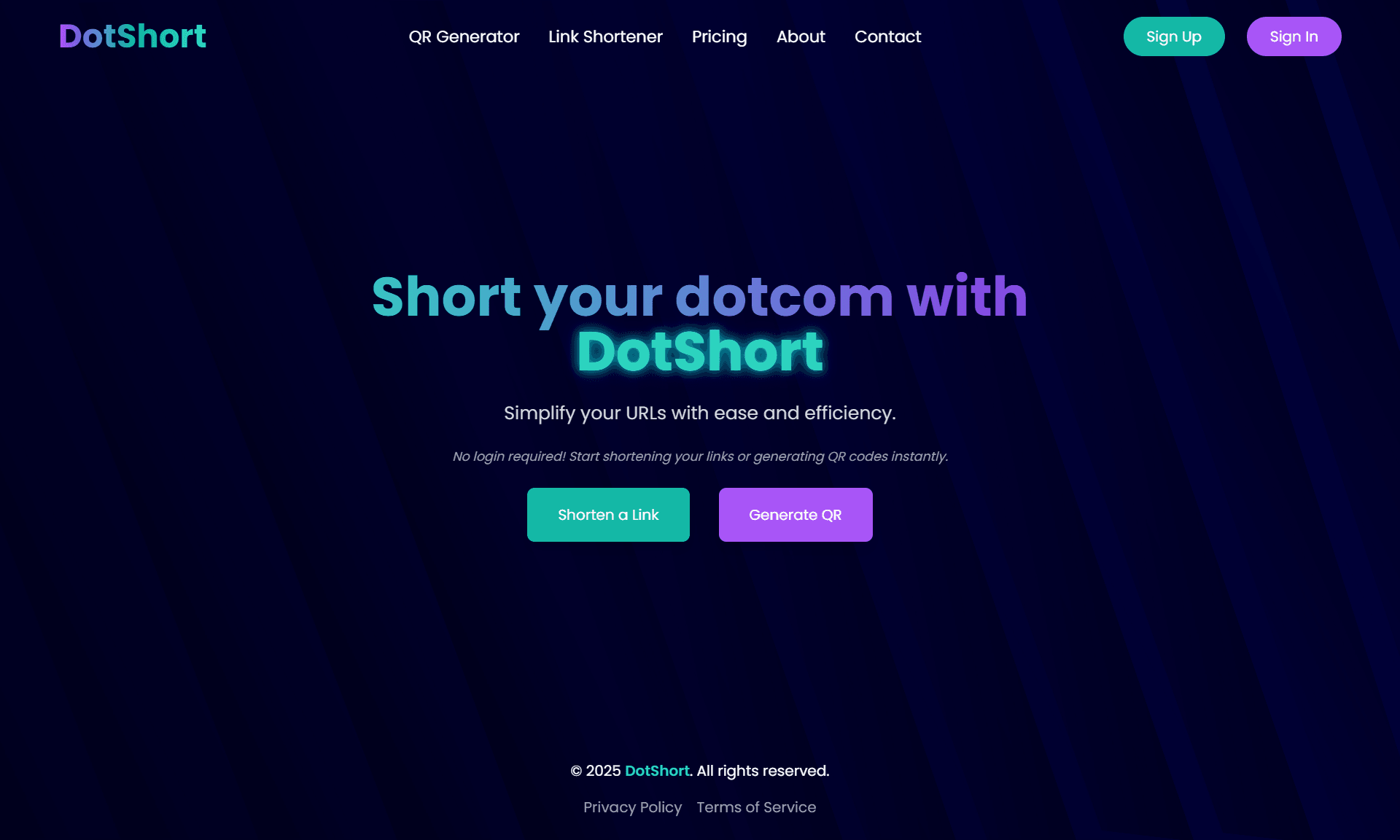 DotShort preview
